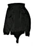 Express 100% Polyester Black Bodysuit Size L - photo 2
