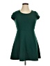 Prince & Fox Solid Green Casual Dress Size XL - photo 1
