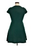 Prince & Fox Solid Green Casual Dress Size XL - photo 2