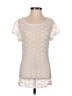 Intimately by Free People Ivory Short Sleeve Top Size XS - photo 1