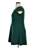 Prince & Fox Solid Green Casual Dress Size XL - photo 5
