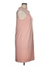 DKNY 100% Polyester Solid Pink Casual Dress Size 14 - photo 4