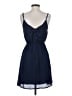 Everly 100% Polyester Solid Blue Casual Dress Size S - photo 2