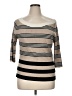 Pink Tartan Tan Pullover Sweater Size XL - photo 1