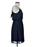 Everly 100% Polyester Solid Blue Casual Dress Size S - photo 4