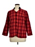 Positive Attitude 100% Acrylic Plaid Red Jacket Size 16 (petite) - photo 1