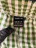 Shein 100% Polyester Checkered-gingham Green Shorts Size L - photo 3