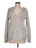 Mia + Tess Tweed Silver Pullover Sweater Size L - photo 1
