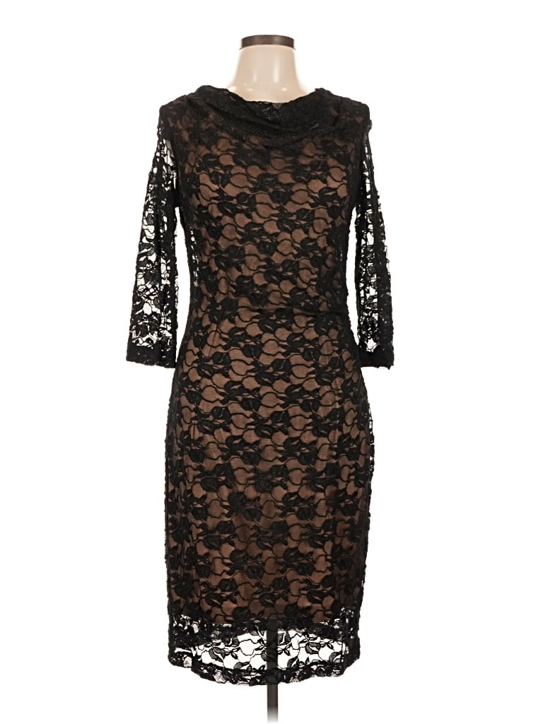 Pre-owned Coldwater Creek Cocktail Dress In Black