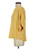 Mine 100% Rayon Yellow 3/4 Sleeve Top Size S - photo 5