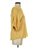 Mine 100% Rayon Yellow 3/4 Sleeve Top Size S - photo 4