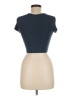 Zara Blue Short Sleeve Turtleneck Size M - photo 2