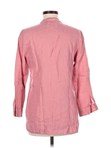 Zara 3/4 Sleeve Button-Down Shirt (view 2)