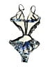 Unbranded Print Blue One Piece Swimsuit Size M - photo 2