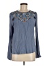 Unbranded Blue Long Sleeve Blouse Size M - photo 1