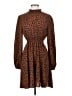 Shein Animal Print Brown Casual Dress Size 4 - photo 1