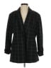 Nine West Plaid Black Coat Size L - photo 1