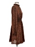 Shein Animal Print Brown Casual Dress Size 4 - photo 4