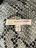 Lavender Brown 100% Polyester Animal Print Silver Long Sleeve Blouse Size M - photo 7