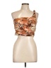 Lulus Orange Sleeveless Blouse Size L - photo 1