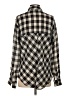 Free People Checkered-gingham Black Long Sleeve Blouse Size S - photo 2