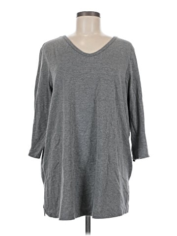 Woman Within 3/4 Sleeve T-Shirt (view 1)