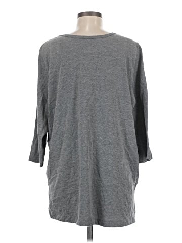 Woman Within 3/4 Sleeve T-Shirt (view 2)