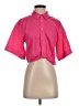 FRAME Pink Short Sleeve Blouse Size S - photo 1