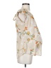 a:glow 100% Polyester Ivory Sleeveless Blouse Size Sm Maternity - photo 4