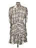 Bardot Animal Print Silver Casual Dress Size 10/L - photo 2