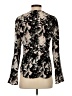 Calvin Klein 100% Polyester Black Long Sleeve Blouse Size S - photo 2