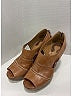 Chloé 100% Leather Brown Wedges Size EU 39 - photo 7