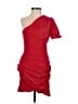 Hello Molly 100% Polyester Red Cocktail Dress Size 2 - photo 1