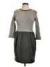 Sandro Tweed Gray Casual Dress Size Lg (3) - photo 1