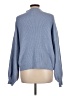 Pinque Blue Turtleneck Sweater Size L - photo 2