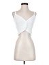 Shein White Sleeveless Blouse Size 4 - photo 1