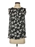 Ann Taylor LOFT 100% Polyester Black Sleeveless Blouse Size S - photo 1