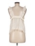 Zara Ivory Sleeveless Blouse Size M - photo 2