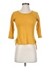YMI Yellow 3/4 Sleeve Top Size S - photo 1