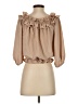 VICI Tan 3/4 Sleeve Blouse Size S - photo 2