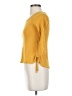 YMI Yellow 3/4 Sleeve Top Size S - photo 5