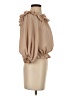 VICI Tan 3/4 Sleeve Blouse Size S - photo 4