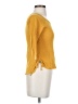 YMI Yellow 3/4 Sleeve Top Size S - photo 4