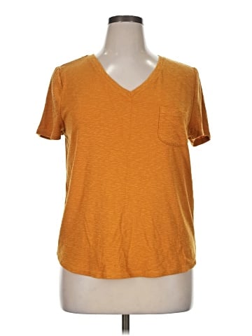 Marled Essentials Short Sleeve Top (view 1)