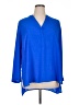 Chaus 100% Polyester Blue 3/4 Sleeve Blouse Size 1X - photo 1