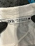 Zara 100% Cotton White 3/4 Sleeve Blouse Size XS - photo 7