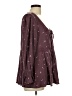 Torrid Burgundy Long Sleeve Blouse Size Lg Plus (0) - photo 4