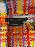 BCBGMAXAZRIA Color Block Orange Short Sleeve Blouse Size M - photo 4