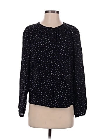 Rebecca Taylor Long Sleeve Silk Top (view 1)