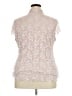 Lane Bryant Ivory Short Sleeve Blouse Size 18 - 20 Plus - photo 2